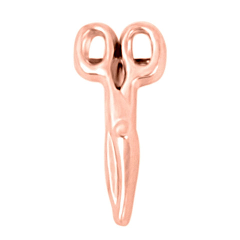 Scissors Slide Charm - Rose Gold