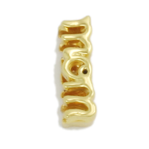 Mom Slide Charm - Gold