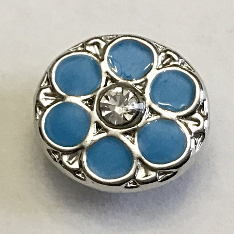 Corn Flower Blue 12 mm Snap