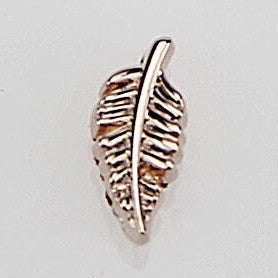 Leaf Slide Charm - Rose Gold