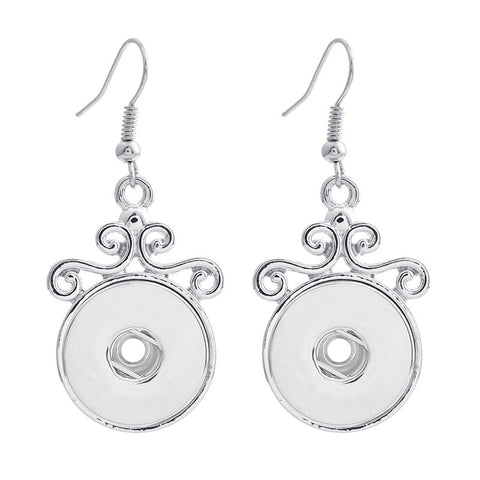 Bohemian Dangle Earrings for 18 mm Snaps