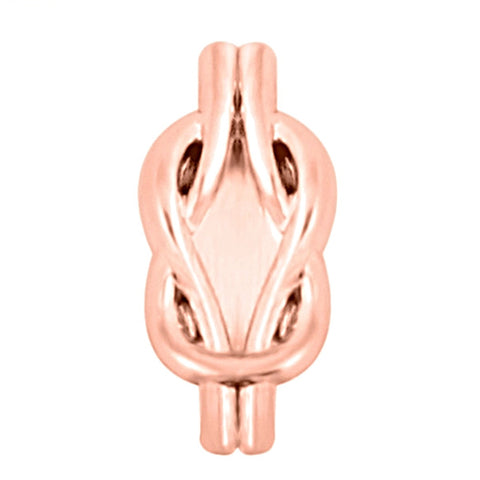 Knot Slide Charm - Rose Gold