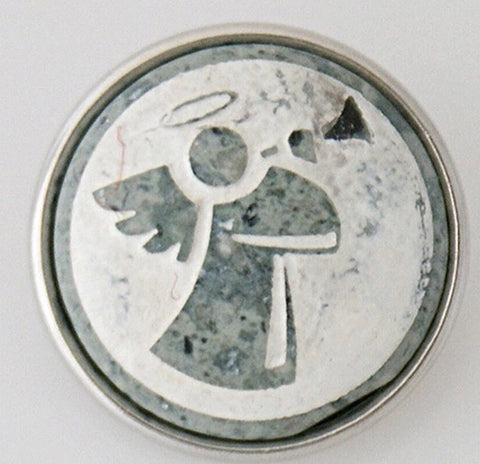Trumpeting Angel 18 mm - Moss Green Snap