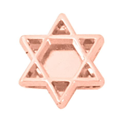 Star Slide Charm - Rose Gold