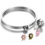 Interchangeable Crystal Bangle