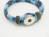 Roped In Colour Bracelet for 18 mm Snap (3 Colour Choices)