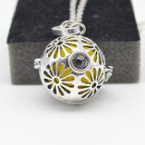 Daisy Ball Aromatherapy Locket