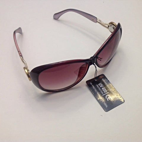 Pink frame and pink lense tinted sunglasses with UV 400 protection for 18 mm snaps