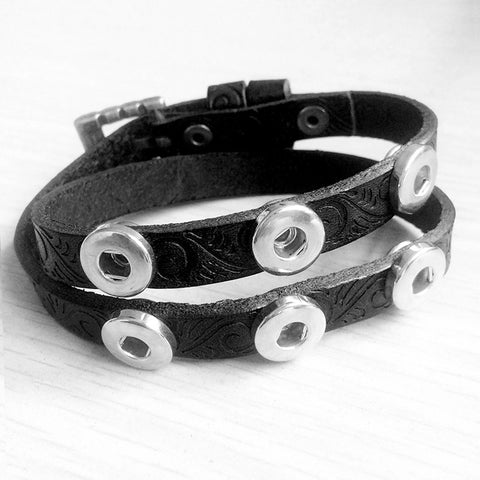 Filigree Fun Bracelet for 12 mm Snaps (2 colour choices)