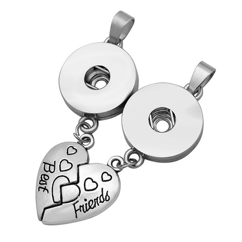 Best Friends Necklace for 18 mm Snaps