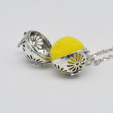 Daisy Ball Aromatherapy Locket