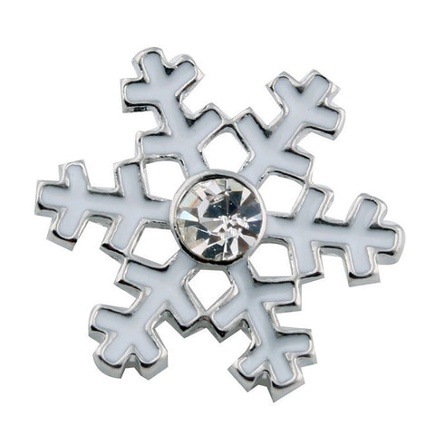 Traditional Snowflake 18 mm Snap