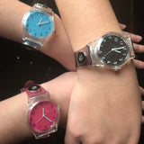 Jelly Watches for 12 mm  or 18 mm Snaps (3 colour choices)