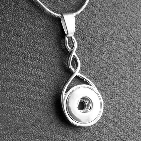 Forever and A Twist Pendant for 12 mm Snap