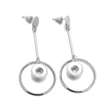 Pendulum Drop Earrings for 12 mm Snaps