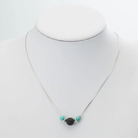 Two Turquoise Aromatherapy Necklace