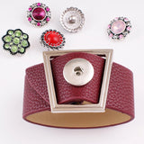 Belt Bracelet for 18 mm Snap (2 Colour Choices)