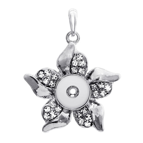 Pinwheel Flower Pendant for 12 mm Snap (3 colour choices)
