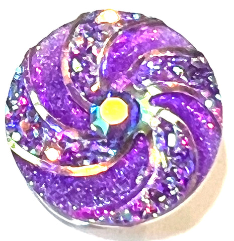 Kaleidoscope - Purple 18 mm Snap