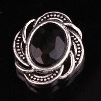 Victorian In Black 12 mm Snap