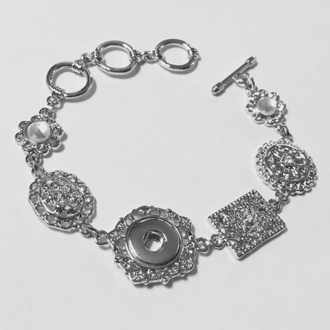 Vintage Tones Bracelet for 12 mm Snaps
