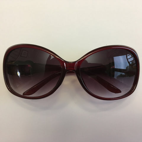 Dark Red Sunglases for 18 mm Snaps