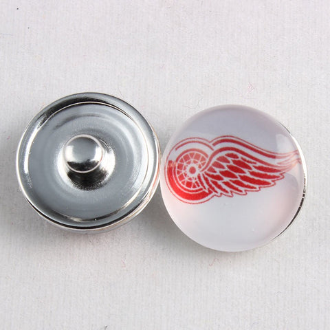 Detroit Red Wings 18 mm Snap
