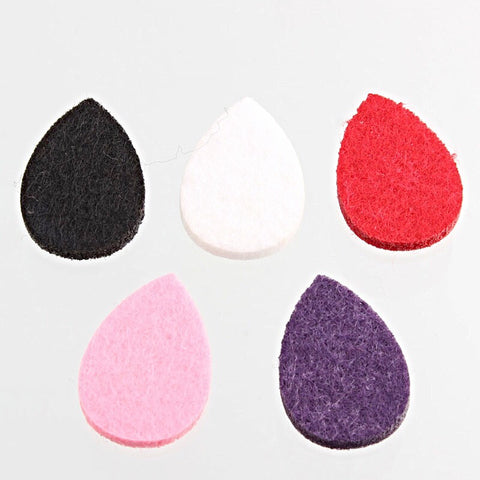Replacement Felt Pads for 30 mm Tear Drop Aromathery Lockets