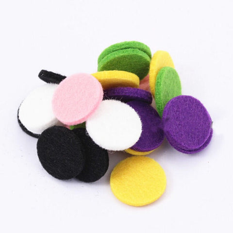 Replacement Felt Pads for 25 mm Mini Aromatherapy Lockets