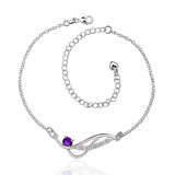 Swirling Elegance Anklet - 4 Colour Choices