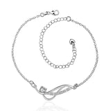 Swirling Elegance Anklet - 4 Colour Choices