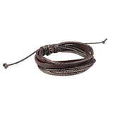 Nautical Leather Bracelet - 2 Colour Choices