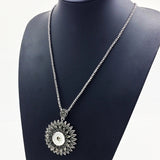 Double Daisy Pendant for 18 mm snaps