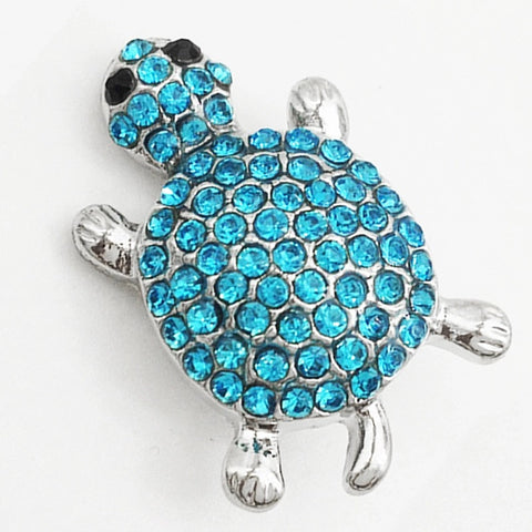 Blue Turtle  18 mm Snap