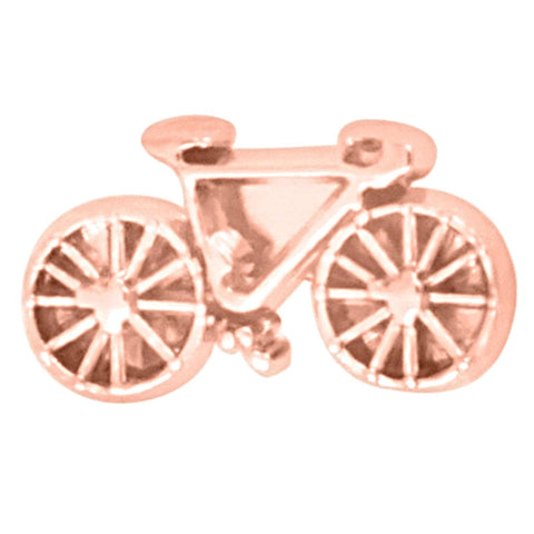 Bicycle Slide Charm - Rose Gold