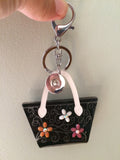 Purse Key Chain for 18 mm snap