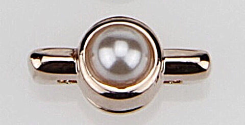 Perfect Pearl Slide Charm - Rose Gold