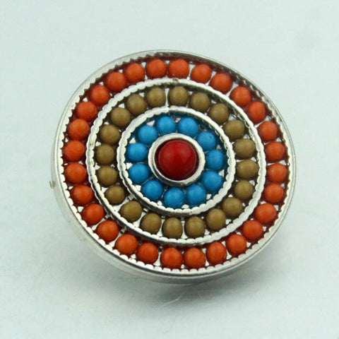 Bohemian Red 18 mm Snap