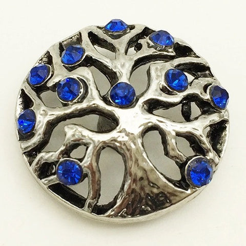 Blue Tree Of Life 18 mm snap