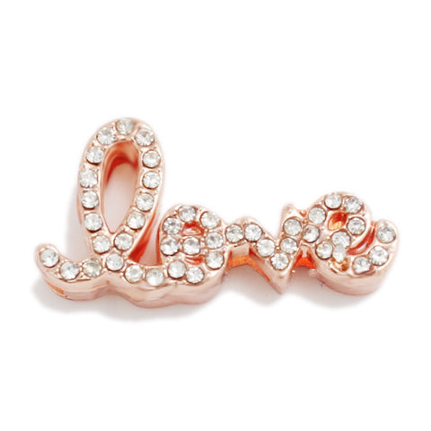 Love Slide Charm - Rose Gold