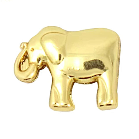 Elephant Slide Charm - Gold