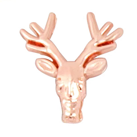Reindeer Slide Charm - Rose Gold