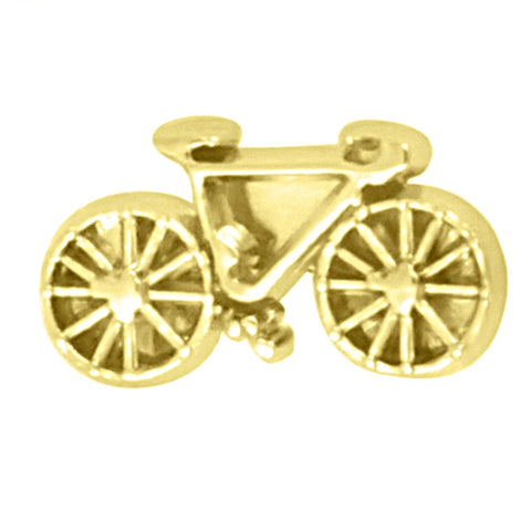 Bicycle Slide Charm - Gold