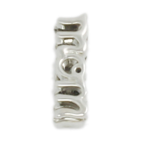 Mom Slide Charm - Silver