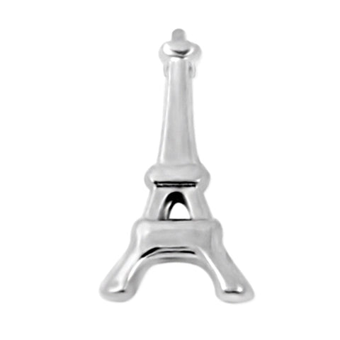 Eiffel Tower Slide Charm - Silver