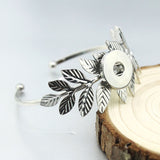 Leaf Delight Bangle for 18 mm Snap