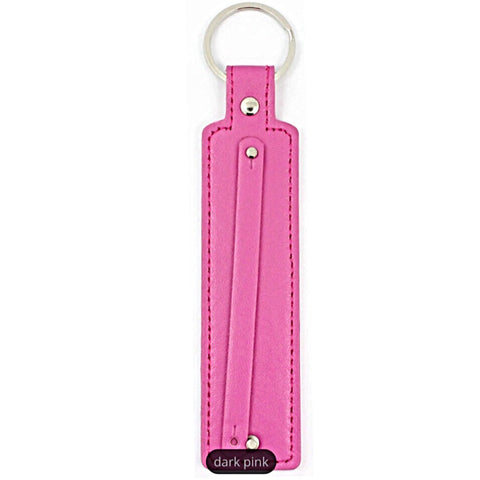 Slide Charm Key Chain (for 8 mm slide charms) - Dark Pink