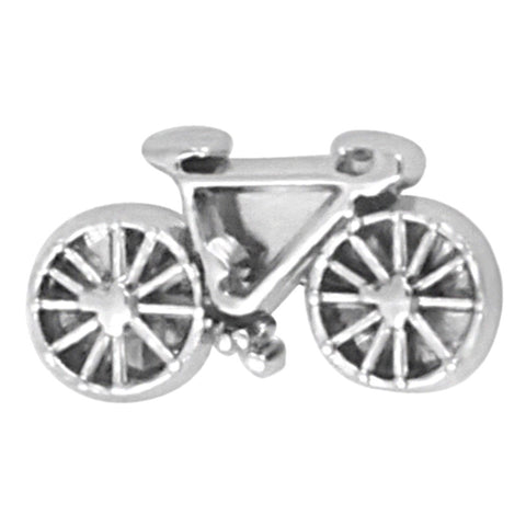 Bicycle Slide Charm - Silver