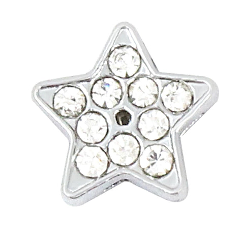 Star Slide Charm - Silver