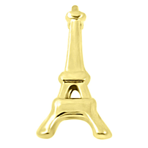 Eiffel Tower Slide Charm - Gold